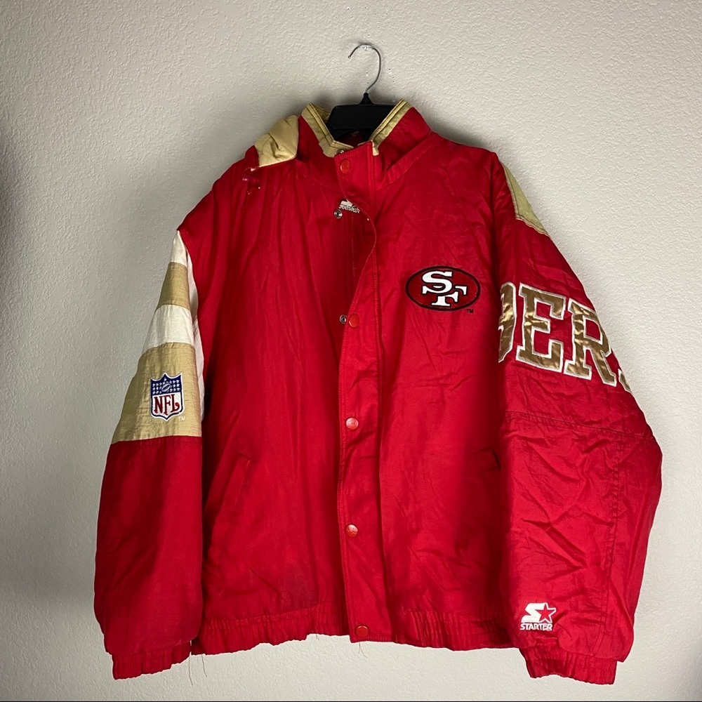San Francisco 49ers Starter Jacket Vintage Large - Picture 2 of 8